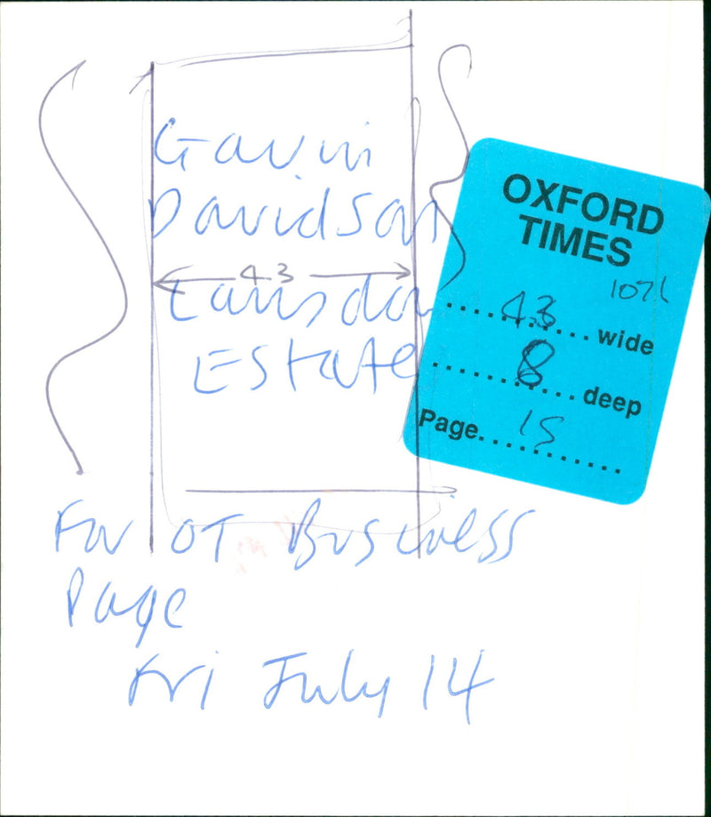 Gavin Davidson - Vintage Photograph