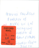 Gavin Davidson - Vintage Photograph