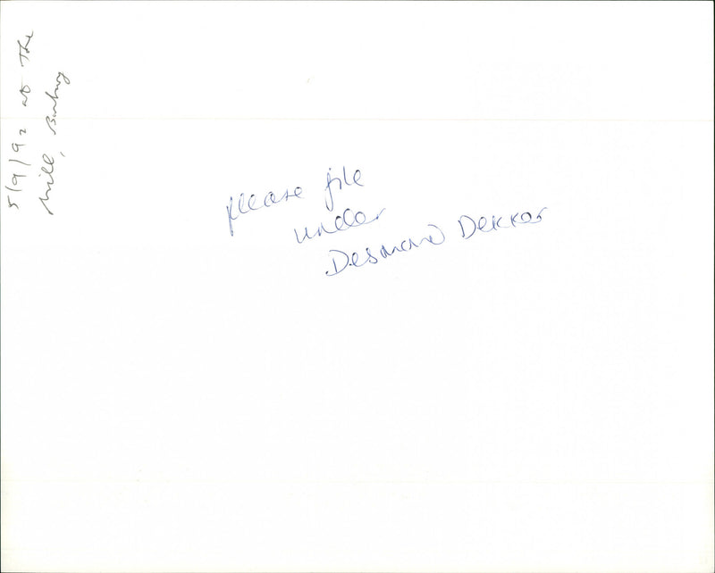 Desmond Dekker - Vintage Photograph