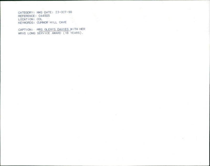 Glenys Davies - Vintage Photograph