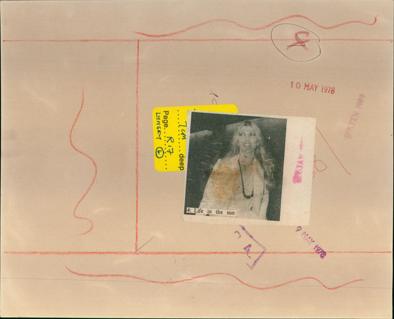 Lynsey de Paul - Vintage Photograph