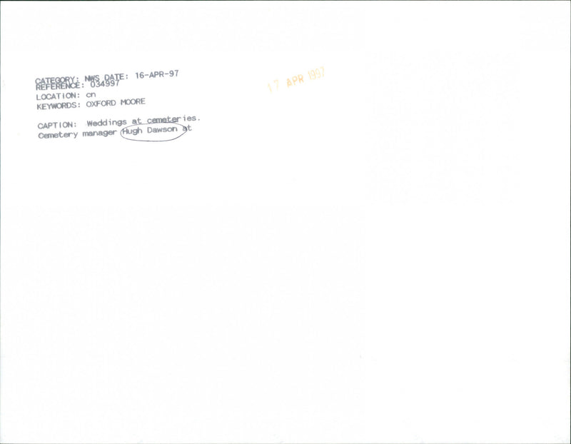 Hugh Dawson - Vintage Photograph