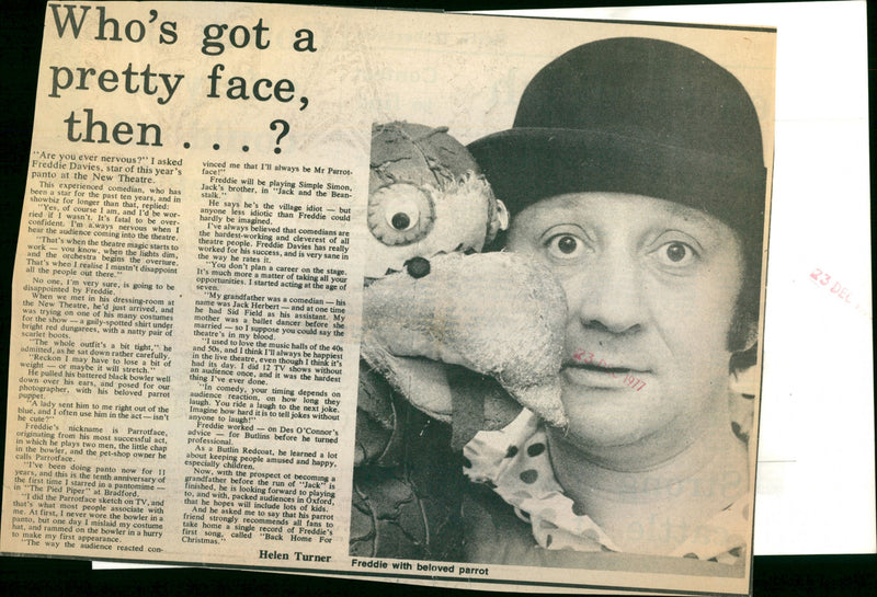 Freddie Davies - Vintage Photograph