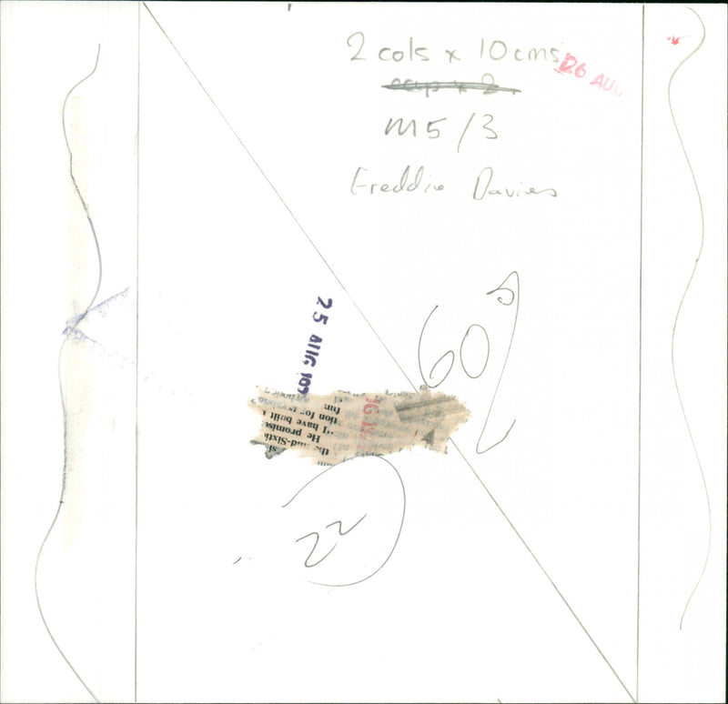 Freddie Davies - Vintage Photograph