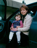 Samantha Davis with pregnancy cravings - Vintage Photograph