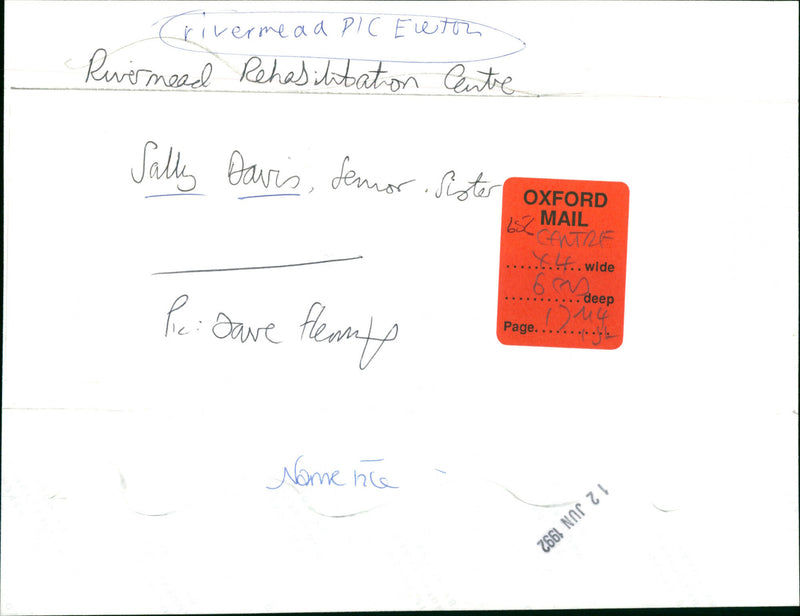 Sally Davis - Vintage Photograph