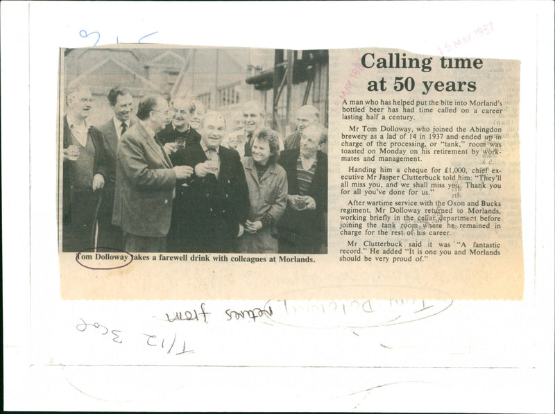 Tom Dolloway - Vintage Photograph