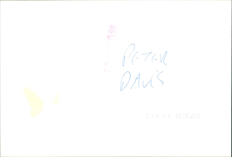 Peter Davis - Vintage Photograph