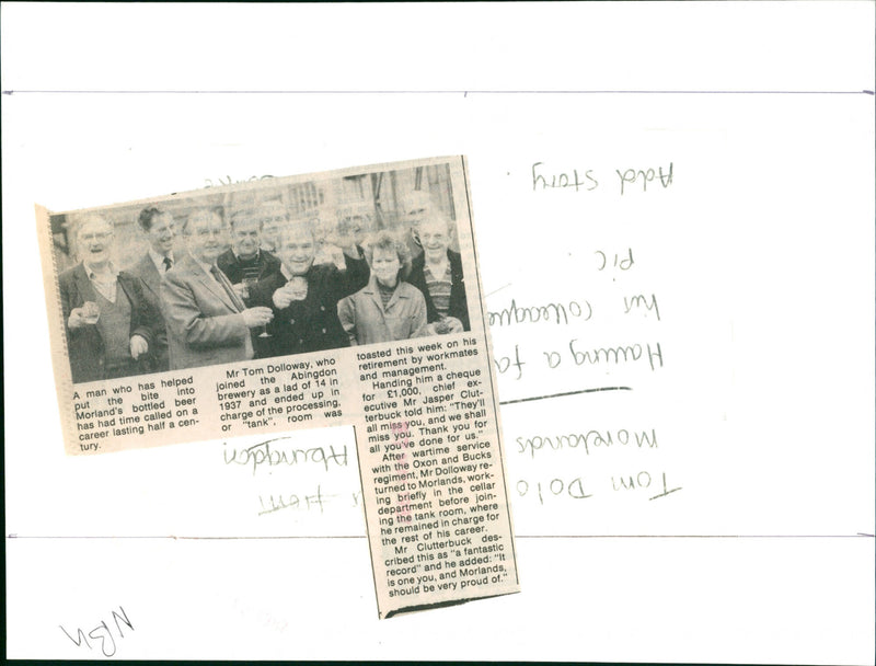 Tom Dolloway - Vintage Photograph