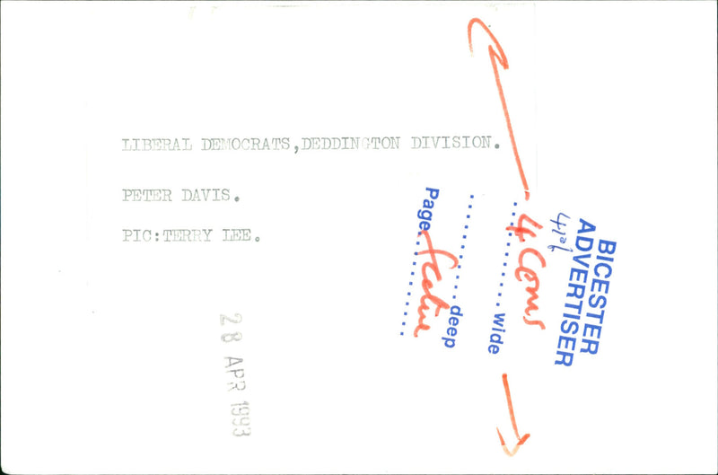 Peter Davis - Vintage Photograph