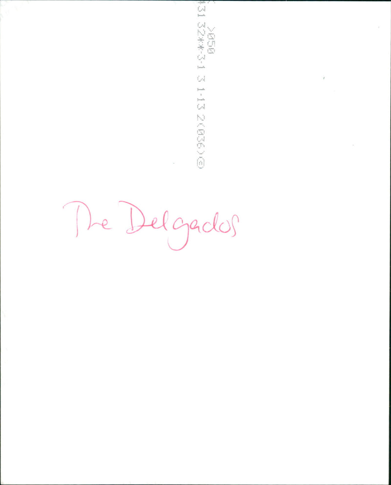 The Delgados - Vintage Photograph