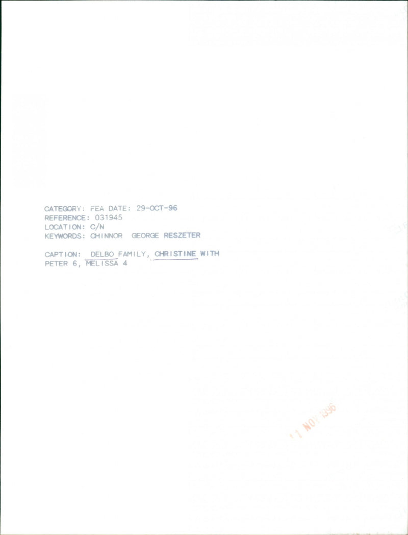 Christine Delbo - Vintage Photograph