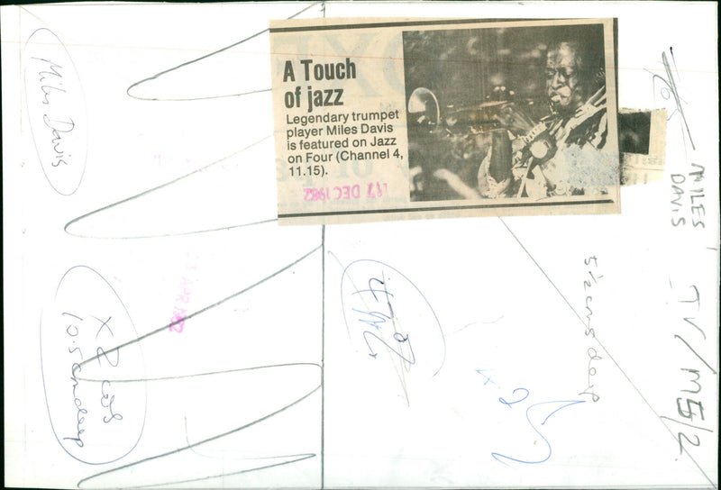 Miles Davis - Vintage Photograph