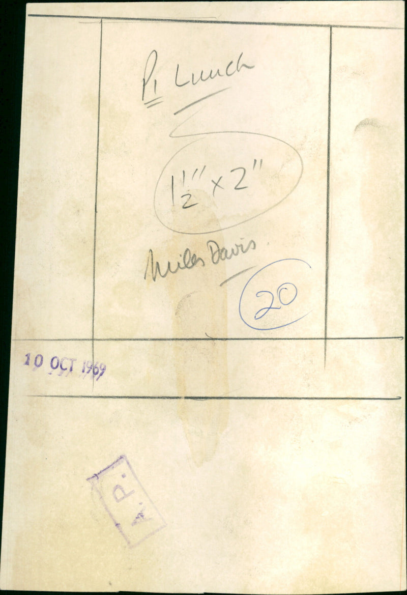 Miles Davis - Vintage Photograph