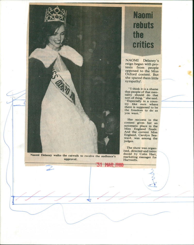 Naomi Delaney - Vintage Photograph