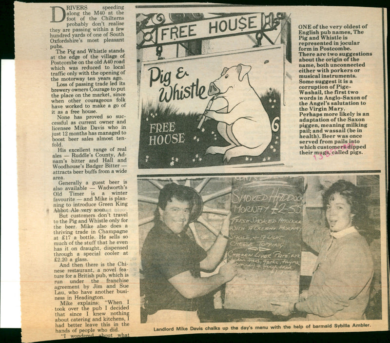 Mike Davis - Vintage Photograph