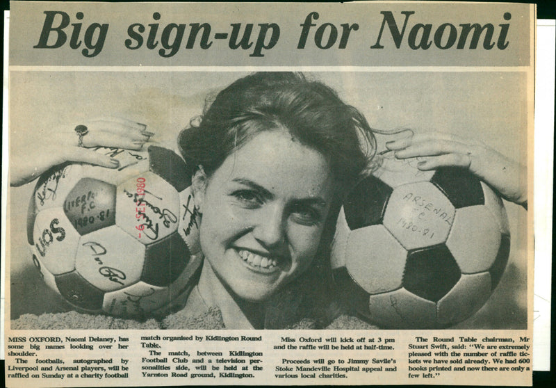 Naomi Delaney - Vintage Photograph