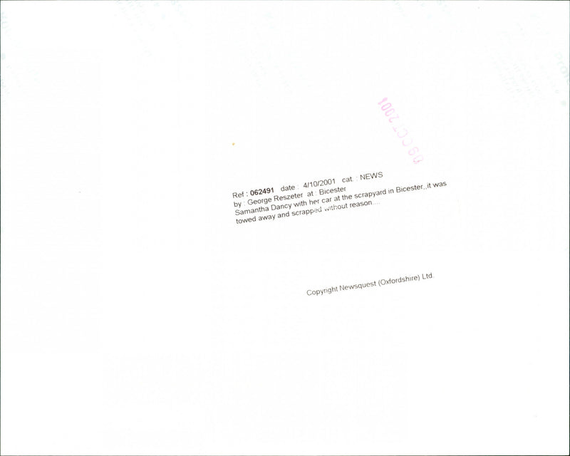 Samantha Dancy - Vintage Photograph