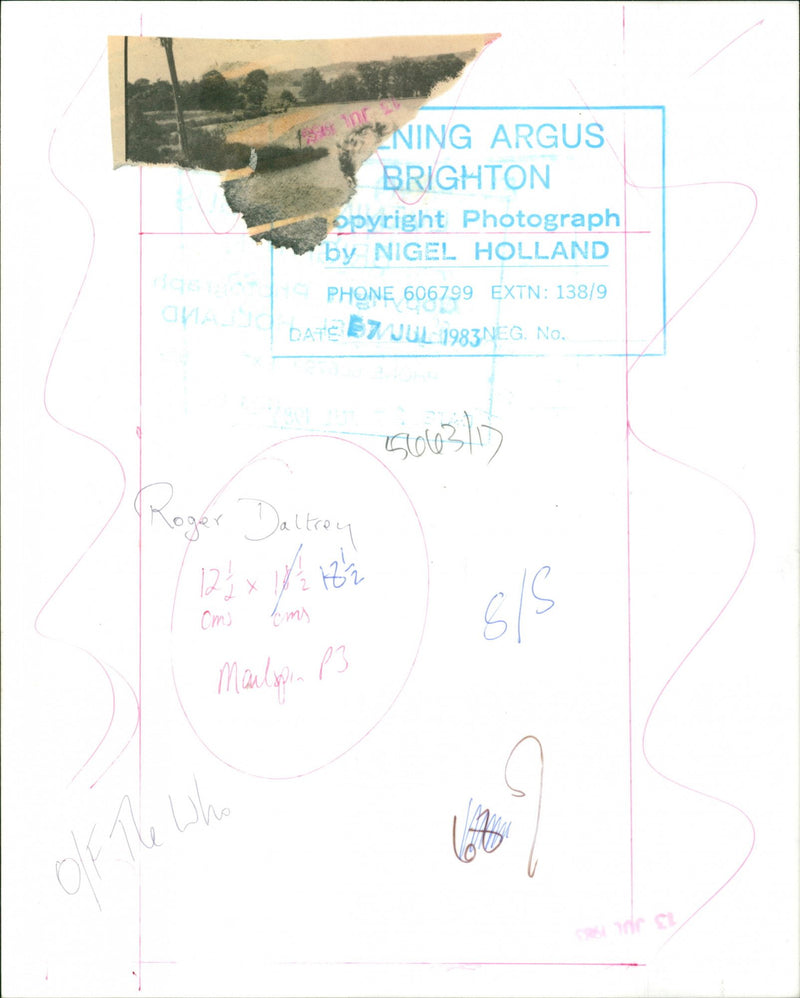 Roger Daltrey - Vintage Photograph