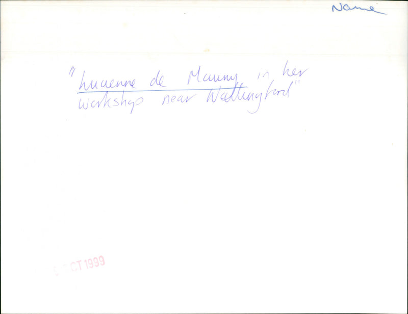 Lucienne de Mauny - Vintage Photograph