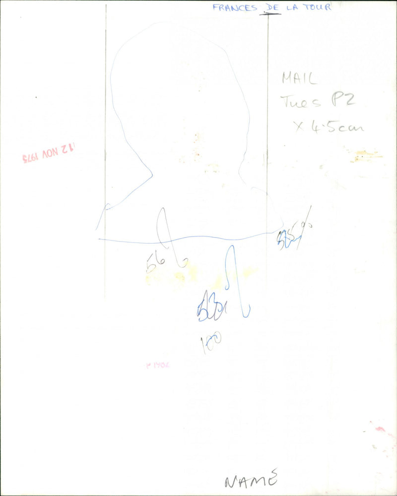 Frances De La Tour - Vintage Photograph