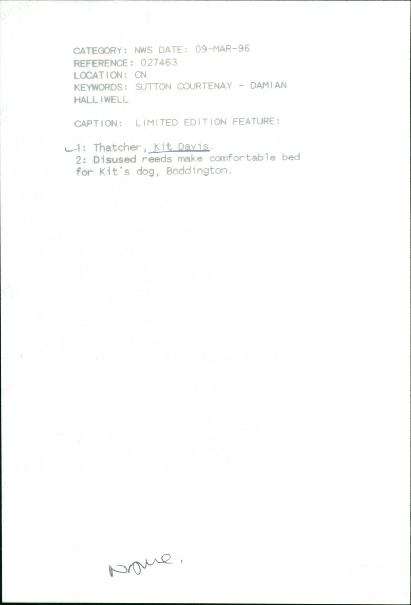 Kit Davis - Vintage Photograph