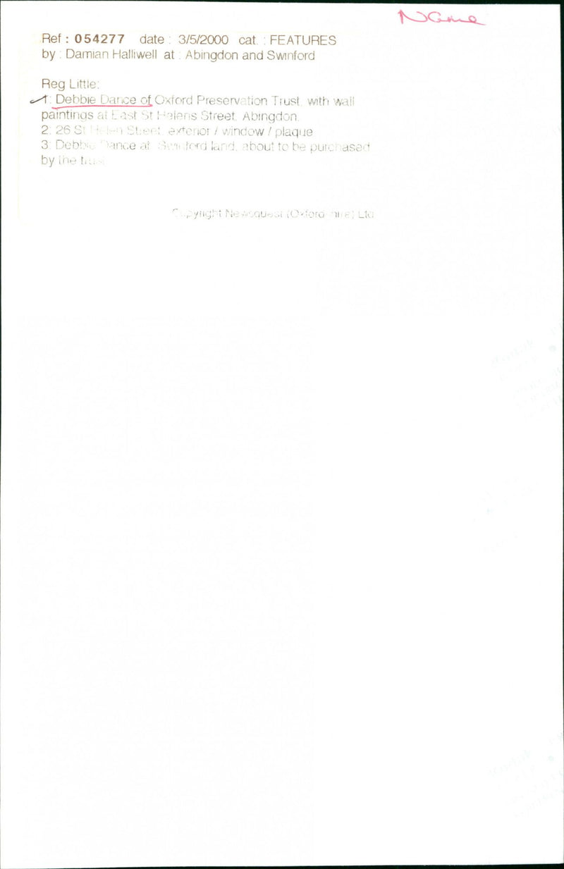 Debbie Dance - Vintage Photograph