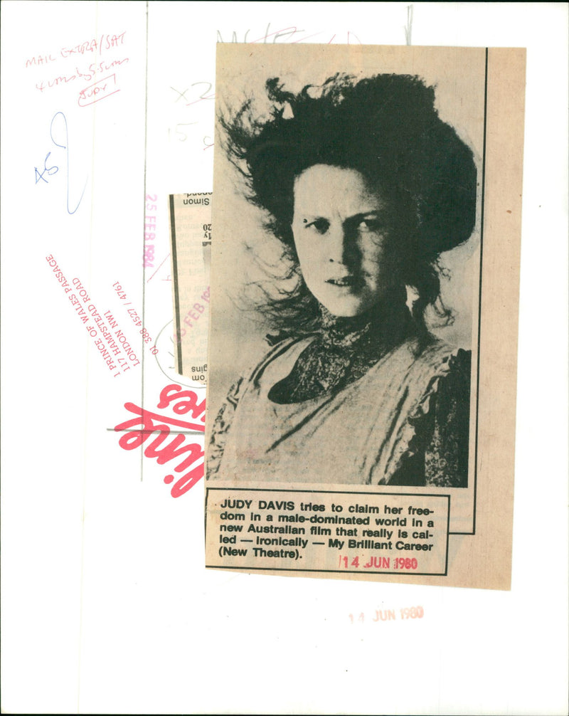 Judy Davis - Vintage Photograph