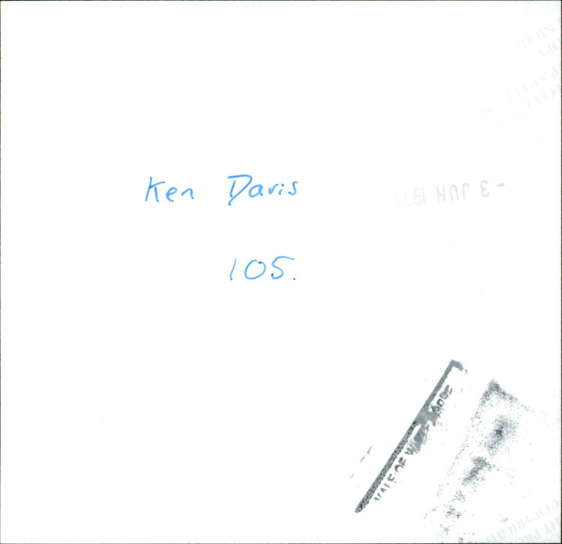 Ken Davis - Vintage Photograph