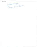 Oscar de la Renta - Vintage Photograph