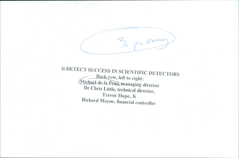 Michael de la Pena - Vintage Photograph