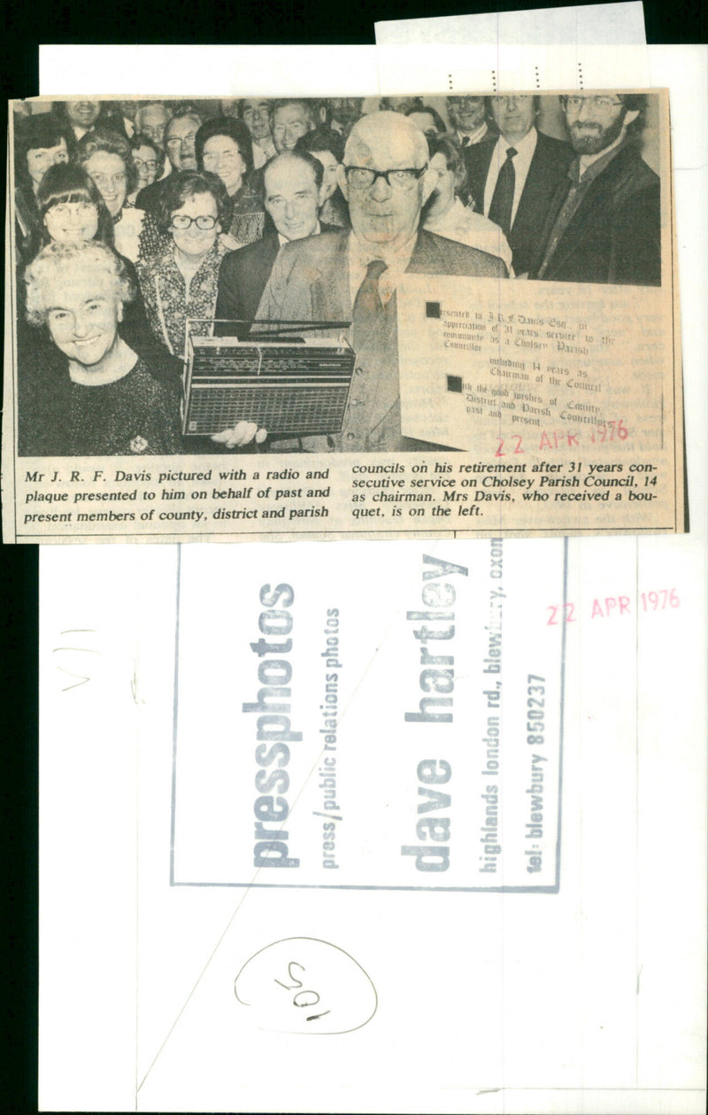 J.R.F. Davis - Vintage Photograph