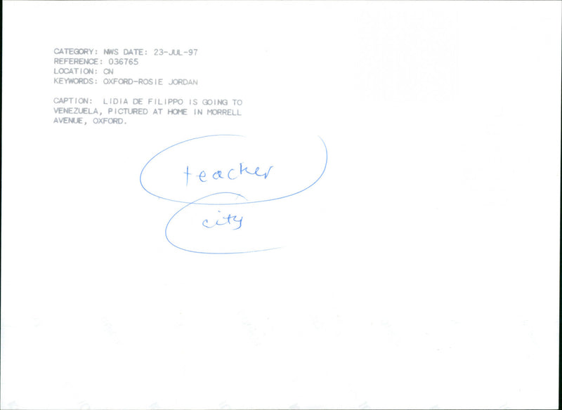 Lidia de Filippo - Vintage Photograph