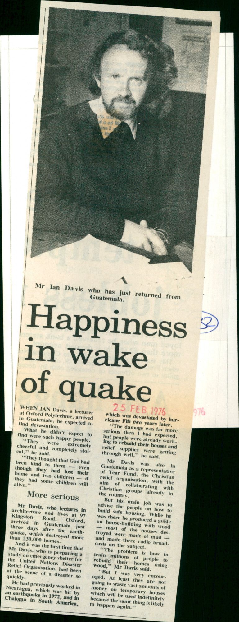 Ian Davis - Vintage Photograph