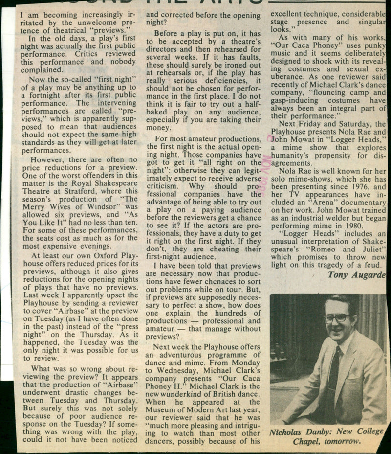 Nicholas Danby - Vintage Photograph