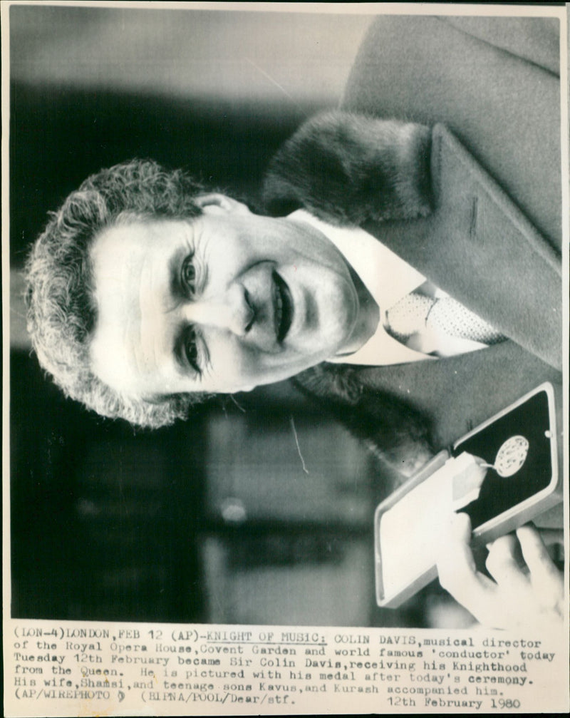 Colin Davis - Vintage Photograph