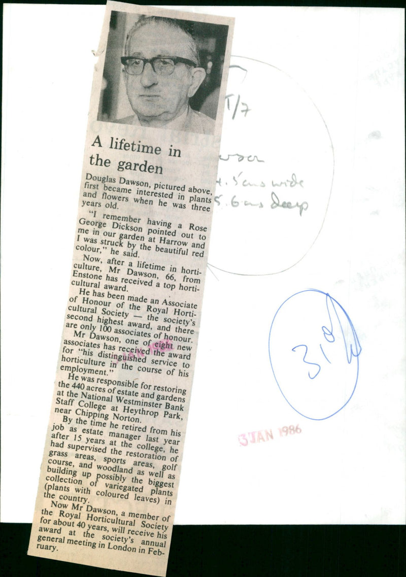 Douglas Dawson - Vintage Photograph