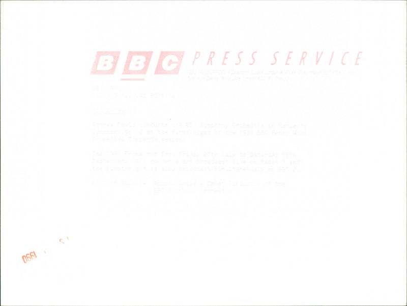 Andrew Davis - Vintage Photograph