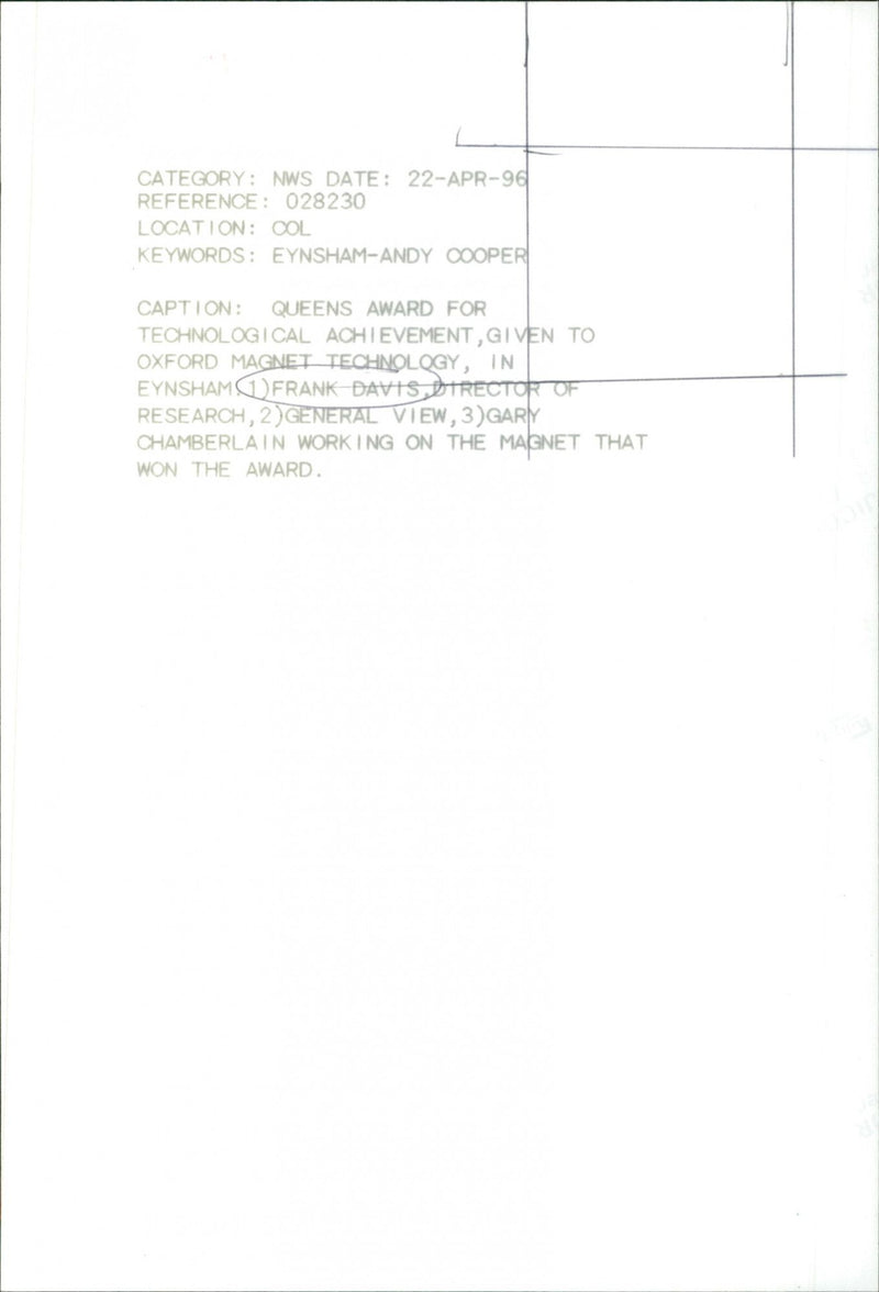 Frank Davis - Vintage Photograph