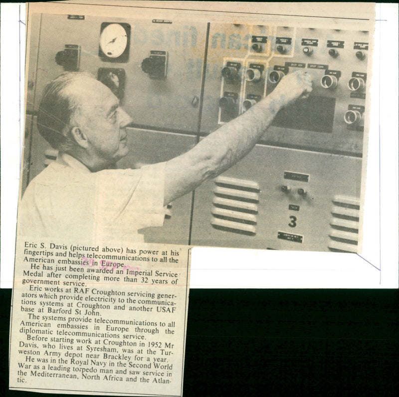 Eric S. Davis - Vintage Photograph