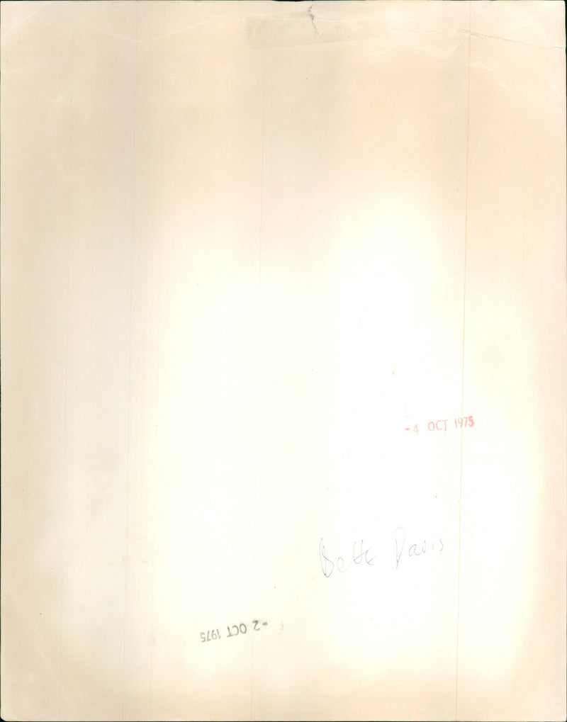 Bette Davis - Vintage Photograph