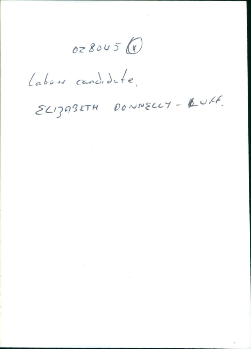 Elizabeth Donnelly - Vintage Photograph