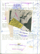 Actor Val Doonican in a scene from the BBC program "The Val Doonican Music Show" in 1984. - Vintage Photograph