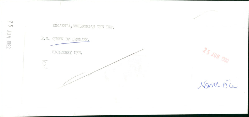 H.M. Queen of Denmark - Vintage Photograph