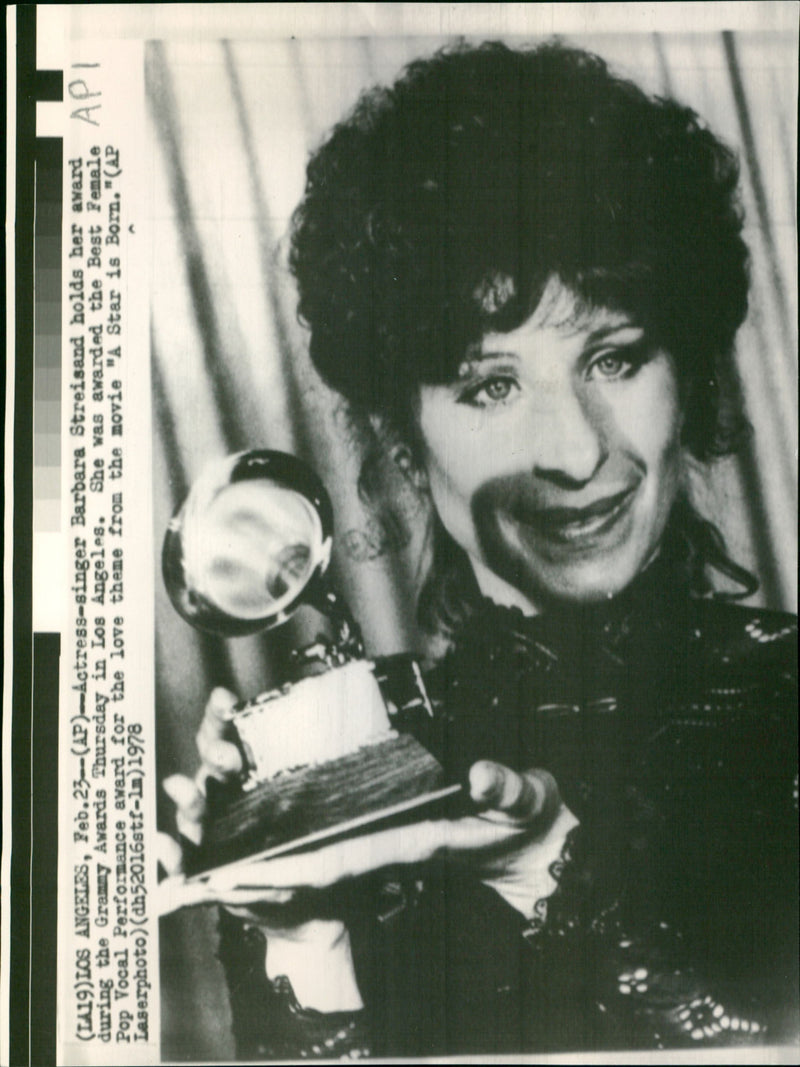 Barbra Streisand - Vintage Photograph