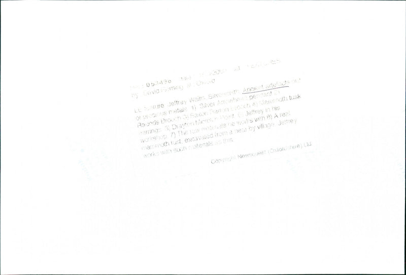 Jeffrey Wallis - Vintage Photograph