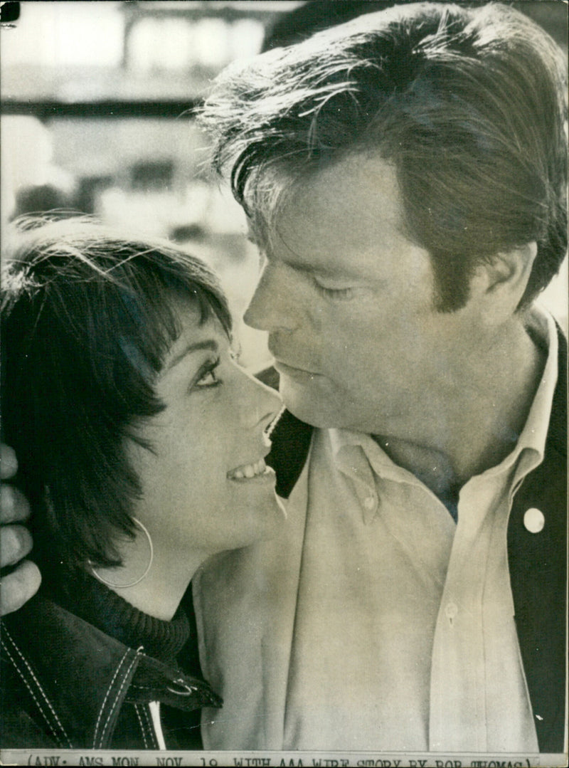 Natalie Wood and Robert Wagner co-star in the TV film "The Affair". - Vintage Photograph