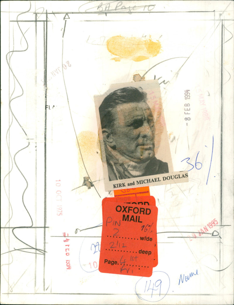 Kirk Douglas - Vintage Photograph