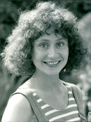 Radio actress Alison Dowling poses on July 24th 1985. - Vintage Photograph