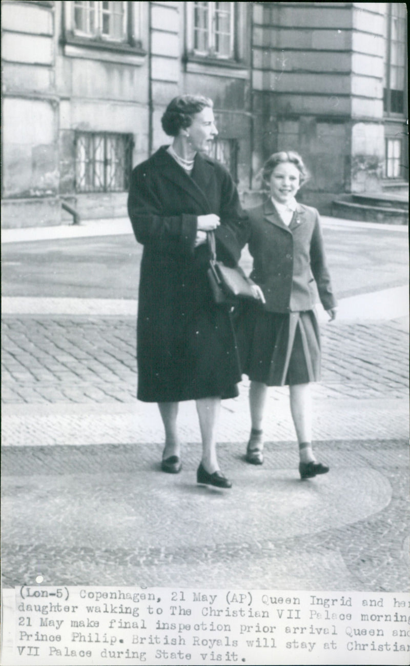 Queen Ingrid - Vintage Photograph